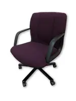 Steelcase Purple Rolling Office Chairs