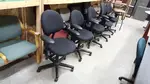 Used Black Rolling Office Task Chairs