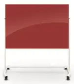 Mobile Magnetic Glass Dry Erase Board