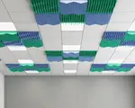 3D Sound Absorbent Acoustic Ceiling Tiles