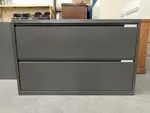 Meridian Gray 2 Drawer Lateral Filing Cabinet â€“ 42 Inch Wide