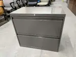 Gray 2 Drawer Lateral Filing Cabinets â€“ 30 Inch Wide