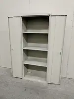 Sandusky Putty Metal Storage Cabinet â€“ 30 Inch Wide