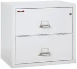 2 Drawer Fireproof Lateral File Cabinet - 31 Inch