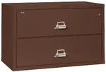 2 Drawer Fireproof Lateral File Cabinet - 44 Inch