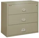 3 Drawer Fireproof Lateral File Cabinet - 44 Inch