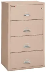 4 Drawer Fireproof Lateral File Cabinet - 31 Inch