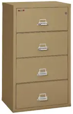 4 Drawer Fireproof Lateral File Cabinet - 31 Inch