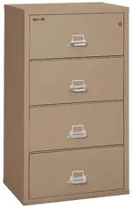 4 Drawer Fireproof Lateral File Cabinet - 31 Inch
