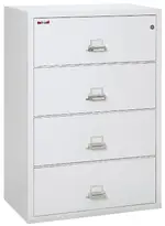 4 Drawer Fireproof Lateral File Cabinet - 38 Inch