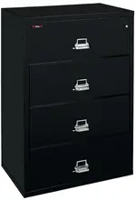 4 Drawer Fireproof Lateral File Cabinet - 38 Inch