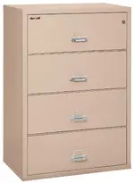 4 Drawer Fireproof Lateral File Cabinet - 38 Inch