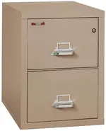 2 Drawer Fireproof File Cabinet - Legal Size