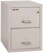 2 Drawer Fireproof File Cabinet - Letter Size