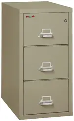 3 Drawer Fireproof File Cabinet - Letter Size