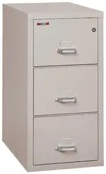 3 Drawer Fireproof File Cabinet - Letter Size