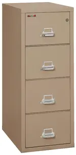 4 Drawer Fireproof File Cabinet - Letter Size