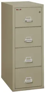 4 Drawer Fireproof File Cabinet - Letter Size