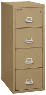 4 Drawer Fireproof File Cabinet - Letter Size