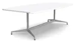 Boat Shaped Conference Table with Radius Corners