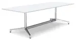 Rectangular Conference Table with Steel Base