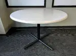 42â€ Round Putty Laminate Table