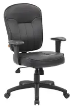 Leather Office Chair with Arms