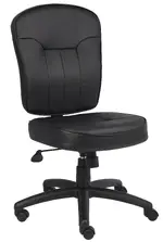 Leather Office Chair without Arms