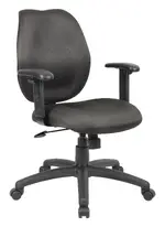 Mid Back Office Chair with Arms