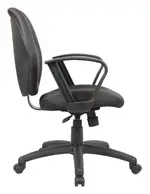 Mid Back Office Chair with Fixed Arms