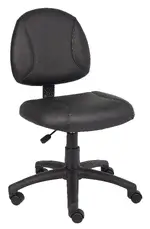 Leather Office Chair without Arms