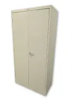 Anderson Hickney Tan Metal Storage Cabinet â€“ 36 Inch Wide