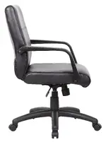 Leather Mid Back Office Chair