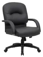 Mid Back Office Chair with Arms