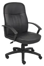 Leather Office Chair with Arms