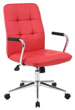 Modern Office Chair with Chrome Arms