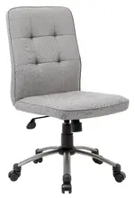 Tufted Office Chair without Arms