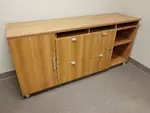 Lacasse Oak Laminate Storage Credenza
