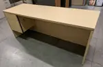 Maple Laminate Desk with Drawers
