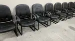 Global Arno Black Guest Chairs