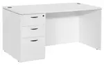 Rectangular Desk with Drawers