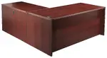 L Shaped Desk with Drawers