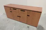 Cherry Laminate Storage Credenza