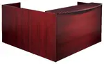 L Shaped Reception Desk with Drawers