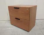 Cherry Laminate 2 Drawer Lateral Filing Cabinet â€“ 30 Inch Wide