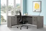 L Shaped Desk with Drawers