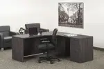 L Shaped Desk with Drawers