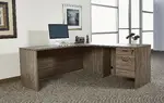 L Shaped Desk with Drawers