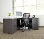 L Shaped Desk with Drawers