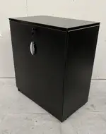 Espresso Laminate Storage Cabinet â€“ 35.5 Inch Wide